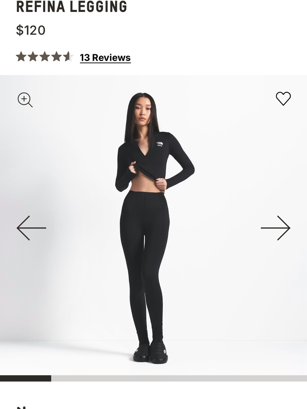 The North Face x Skims Onyx Refina Legging